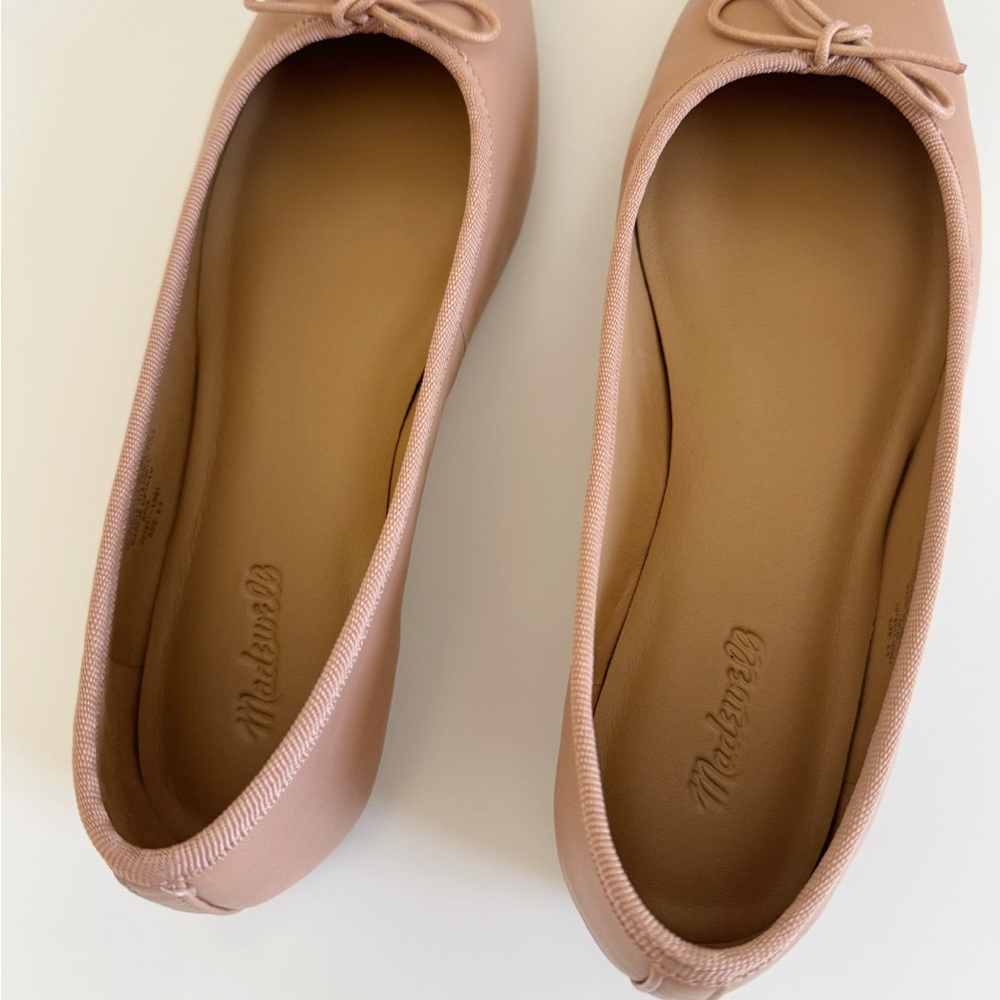 NWT Madewell The Anelise Ballet Flat, Warm Sand - Picture 6 of 12
